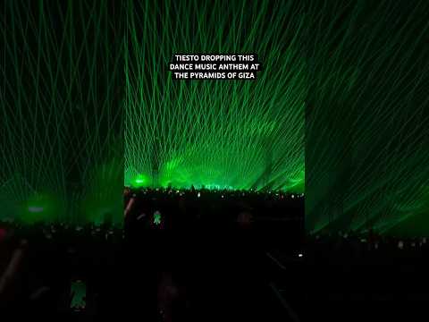 Tiesto dropping an iconic record at the Pyramids of Giza 🔥