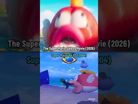 Super Mario Galaxy Yoshi Trailer vs Video Games