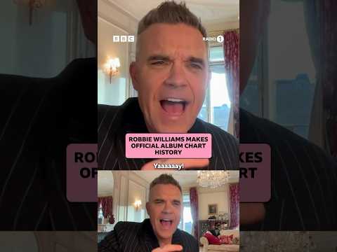 @robbiewilliamsvideos breaks a chart record! 🏆 @OfficialCharts #RobbieWilliams #Britpop #Album