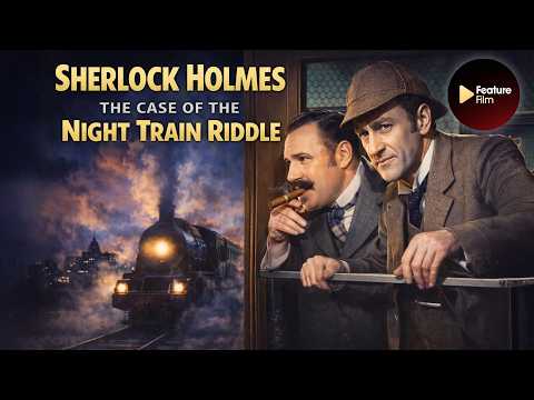 Sherlock Holmes: The Night Train Riddle (1954) | Colorized 720p | Classic detective movie