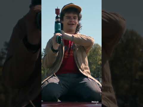 Dustin Being Chaotic on Stranger Things