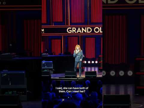 @RebaMcEntire tells the story of @DollyParton crashing her Opry debut🤭