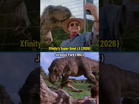 Jurassic Park Super Bowl Commercial: Then vs Now