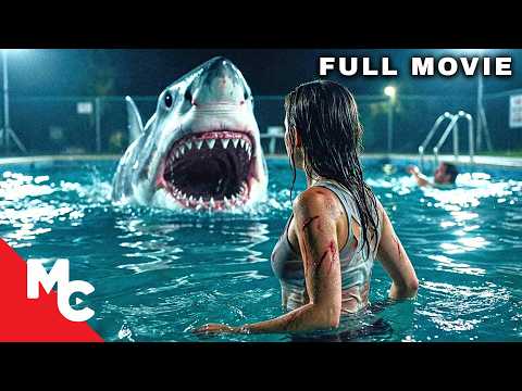 Trapped In A Pool With A Great White Shark | Blood In The Water | Full 2025 Thriller Movie