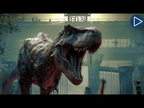 DINOSAUR PRISON 🎬 Full Sci-Fi Horror Movie 🎬 English HD