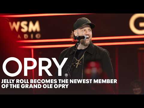 A Behind-The-Scenes Look At Jelly Roll’s Grand Ole Opry Member Induction