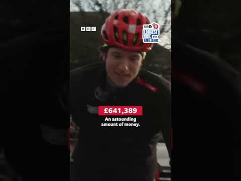 Day 5’s Donation Total Revealed on Greg’s Bike Ride | #gregjames #radio1slongestride #comicrelief