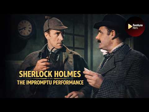 Sherlock Holmes (1954, Colorized) – The Impromptu Performance Mystery | Restored 720p Episode