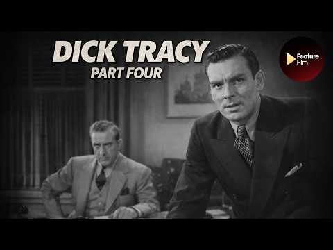Dick Tracy (1937) Part 4 – Showdown with The Spider | Final Serial Compilation