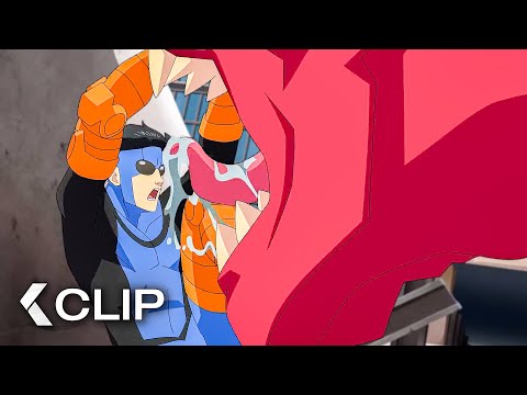 Invincible vs. Dinosaurus Fight Scene – INVINCIBLE Season 4 First Look (2026)