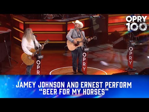 ERNEST and Jamey Johnson Perform “Beer For My Horses” | Live at the Grand Ole Opry
