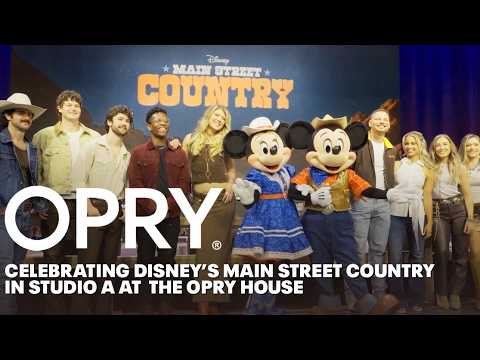 Opry Celebrates “Main Street Country” with Disney in Studio A!