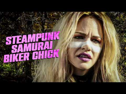 Futuristic Adventure | Steampunk Samurai Biker Chick | Full Sci-Fi Movie | Free Movie