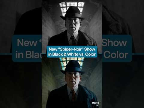 Spider-Man Noir: Black and White vs Color