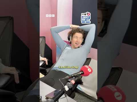 Mollie & Matt Announce Greg’s New Total | #comicrelief #radio1slongestride