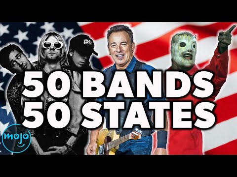 50 Iconic Bands in ALL 50 States of America | Full Doc