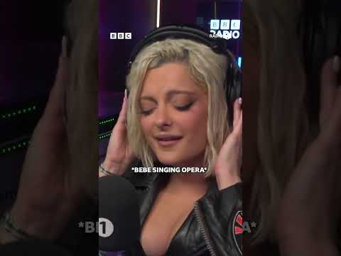 Bebe Rexha Shows Off Her Opera Skills 🎶 #Radio1 #BebeRexha #Opera