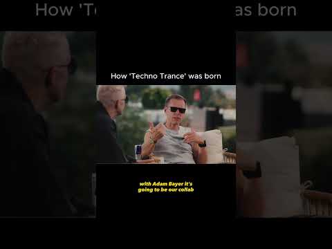 A little deep dive on how me and Adam Beyer came up with Techno Trance!