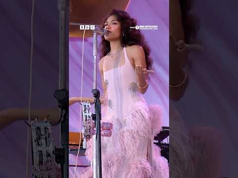 lady lady at #BigWeekend 💗✨ olivia dean. watch on bbc iplayer, listen on bbc sounds