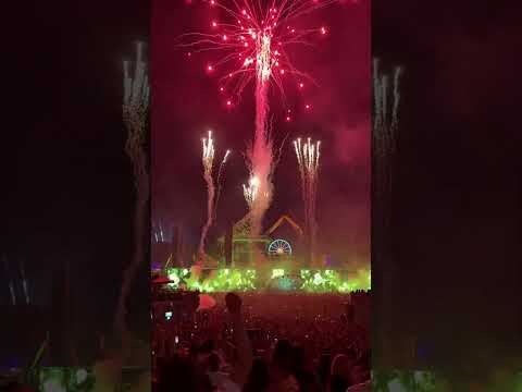 Exploring the festival grounds