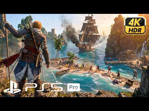 Assassin’s Creed Black Flag Resynced (PS5 Pro REMAKE) PSSR 2 Ray Tracing Gameplay [4K 60FPS]
