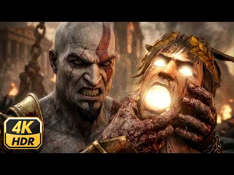 GOD OF WAR | Kratos Destroys EVERYTHING: Gods, Titans & Mythical Monsters [4K]