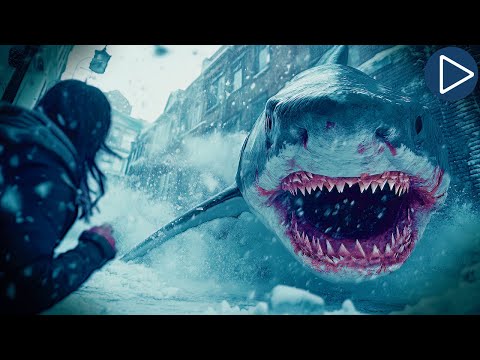 SNOW SHARK  🎬 Full Horror Movie 🎬 English HD