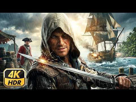 45+ Minutes EARLY GAMEPLAY AC Black Flag Resynced EXCLUSIVE Gameplay Deep Dive Walkthrough 4K-60FPS