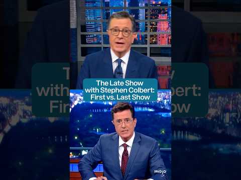 The Late Show with Stephen Colbert: First vs Last Show