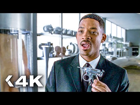 Will Smith Becomes A Secret Alien Hunter 😂 MEN IN BLACK Best Scenes