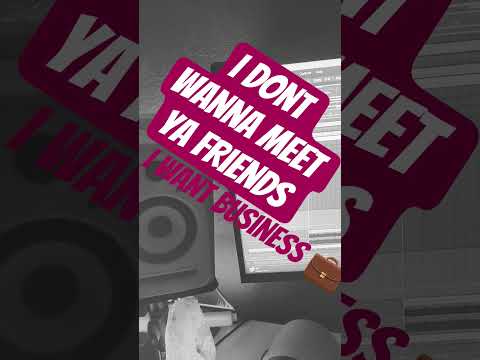 I dont wanna meet ya friends, I want business  #melodichouseandtechno #melodictechno #salidapd