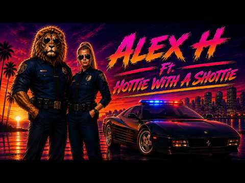 Alex H Ft. Hottie With A Shottie – Super Duper Pooper Trooper 🚔🦁🌴 (80s Synthwave Mix)