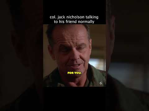 You Don’t Mess With Col. Jack Nicholson #sony #moviecentral #afewgoodmen