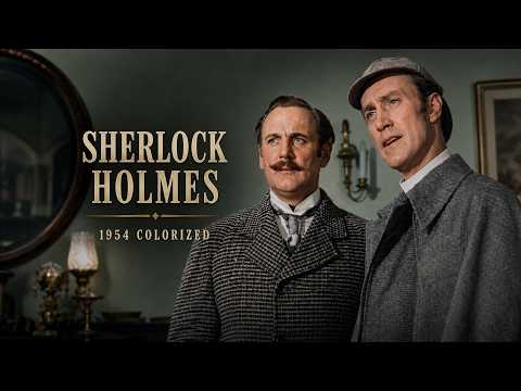 🔴Sherlock Holmes 1954 Colorized 24/7 Livestream | Detective stories | Sherlock Holmes online