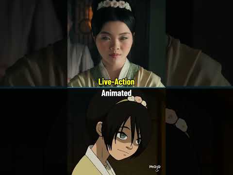 Toph ATLA Live Action vs Animation