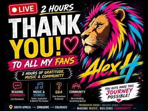🦁 Alex H LIVE 🔴 Thanking Every Supporter & Subscriber