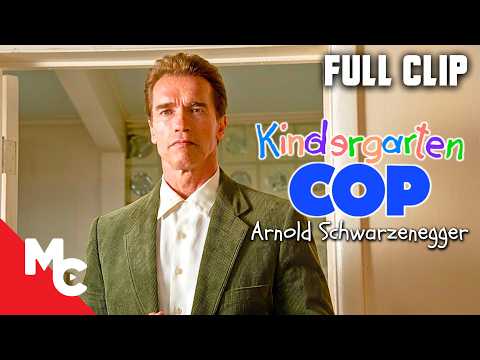 This Tough Detective Has To Become A Kindergarten Teacher | Kindergarten Cop | Comedy Movie Clip