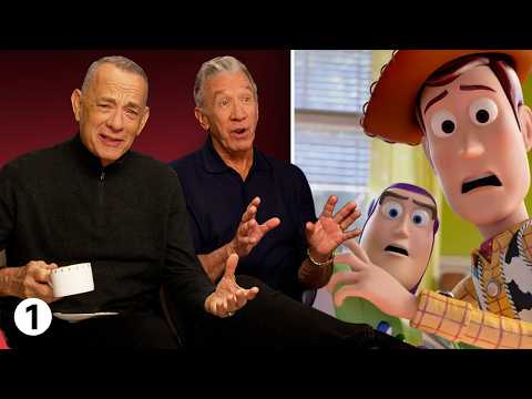 “You’re a big hero once again!” 🤠😂 Tom Hanks and Tim Allen on Toy Story 5 and Woody’s real name?!