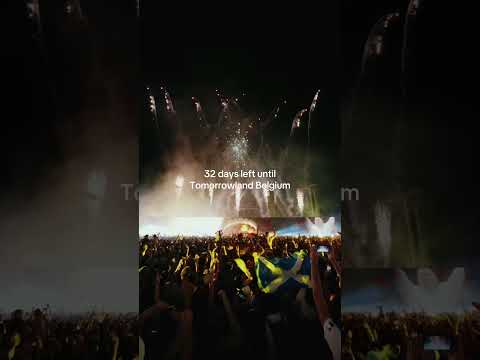 32 days left until Tomorrowland Belgium.