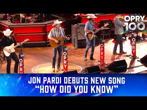 Jon Pardi Performs “How Did You Know” | Live at the Grand Ole Opry