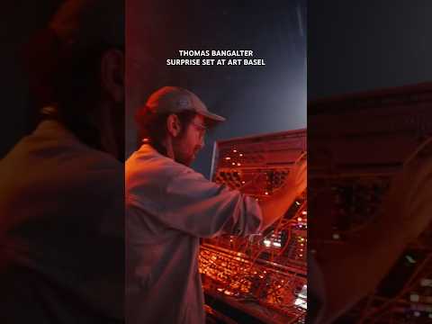 Thomas Bangalter was the special guest for Warehouse Artefacts in Switzerland last night 🤯🤖