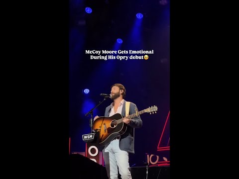McCoy Moore Gets Emotional During His Opry Debut