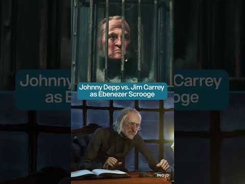 Johnny Depp vs. Jim Carrey as Ebenezer Scrooge