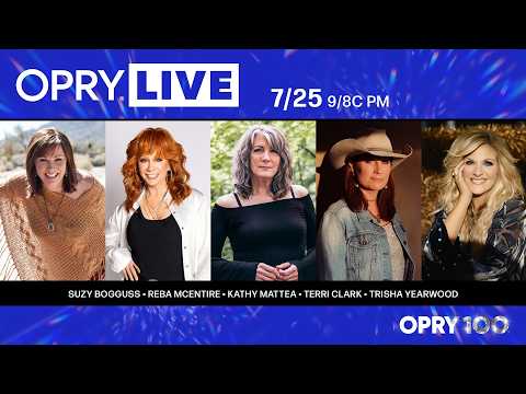 Opry Live – Suzy Bogguss, Reba McEntire, Kathy Mattea, Terri Clark, and Trisha Yearwood