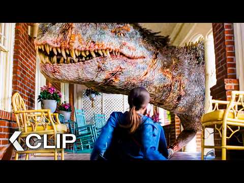 T-Rex Attacks Denise Scene – THE END OF OAK STREET (2026) Anne Hathaway