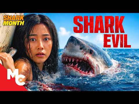 This Massive Man-Eating Shark Is Hunting Stranded Survivors | Shark Evil | Full Horror Shark Movie