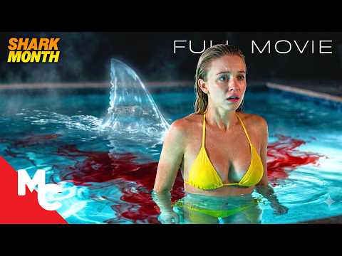 Giant Great White Shark Attacked Her In A Pool | Ghost Shark | Full Shark Horror Movie