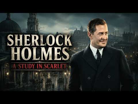 Sherlock Holmes (1933) | A Study in Scarlet | Reginald Owen | FREE DETECTIVE MOVIE [Colorized]