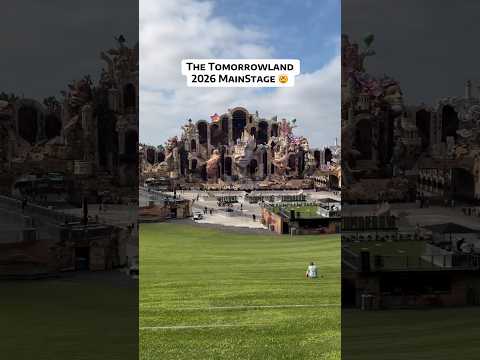 The gorgeous MainStage design for @tomorrowland 2026 🩵