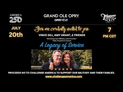 Vince Gill, Amy Grant & Friends LIVE at the Grand Ole Opry